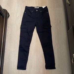 Black High Rise Skinny Ankle Levi’s